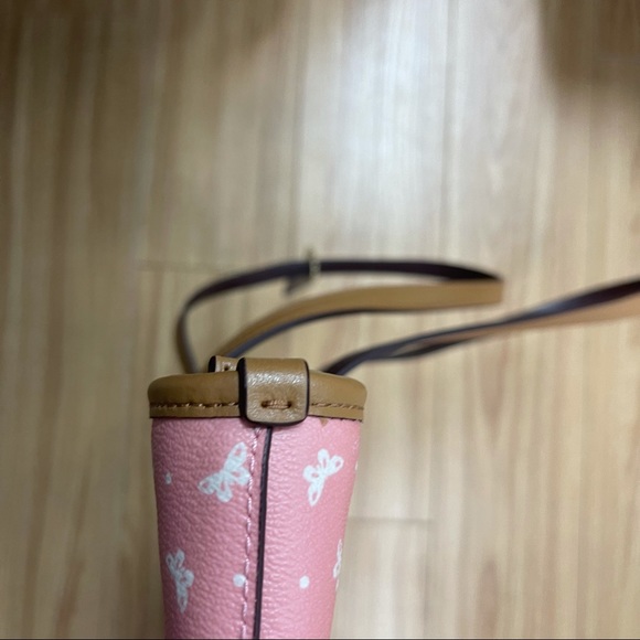 Coach - Pink leather butterfly shoulder tote bag - Picture 9 of 14